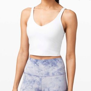 lulu lemon align white tank never worn with tags